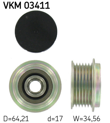 SKF Generátor szabadonfutó VKM03411_SKF